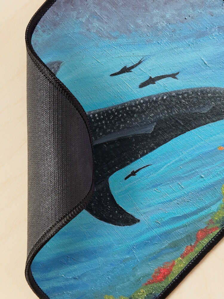 Thumbnail 2 of 5, Mouse Pad, Whale Shark designed and sold by KellyLoganArt.