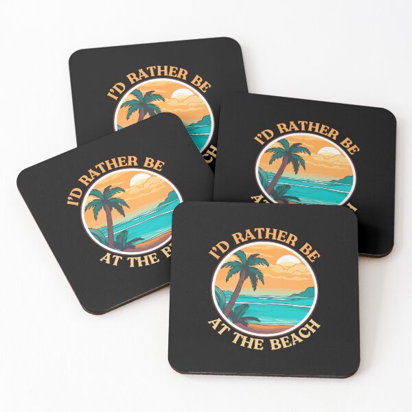 Item preview, I'd Rather Be At The Beach  designed and sold by SomethingNiceHI.