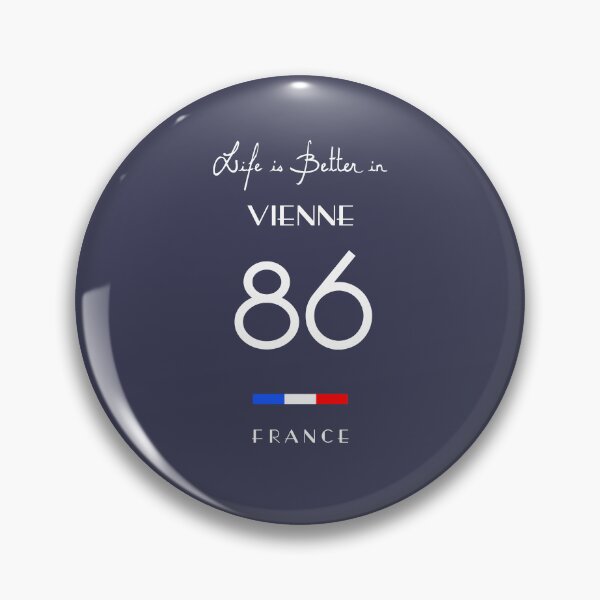 Item preview, Life is better in VIENNE Number 86 Poitou Anjou France designed and sold by frenchsalsa.