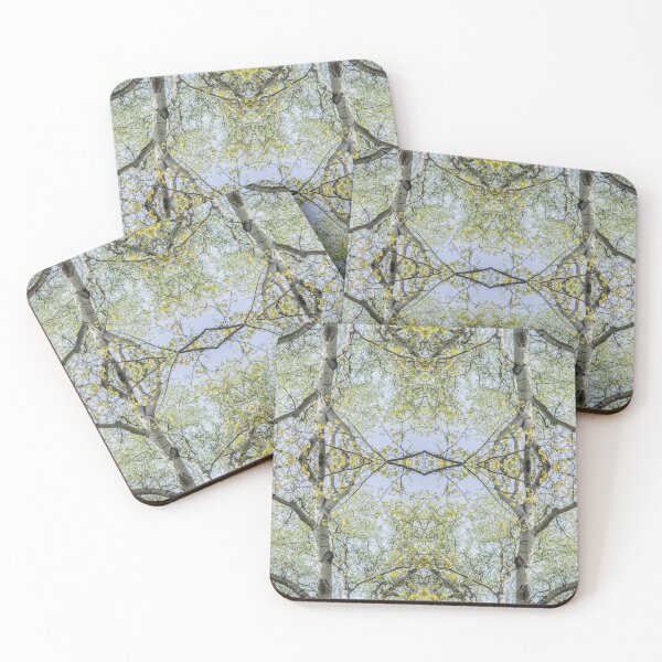 Item preview, Unique Design Psychodelic Birch Tree designed and sold by PatternOfNature.