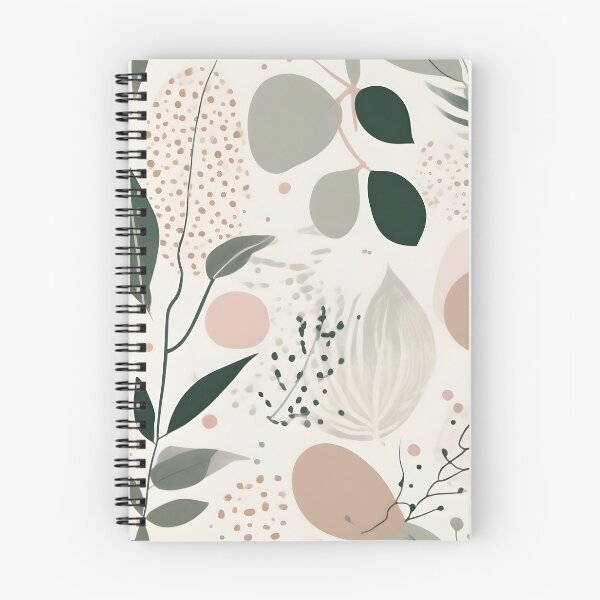 Item preview, Nature's Touch: Earthy Tones and Delicate Leaf Illustrations designed and sold by FreedomToDesign.
