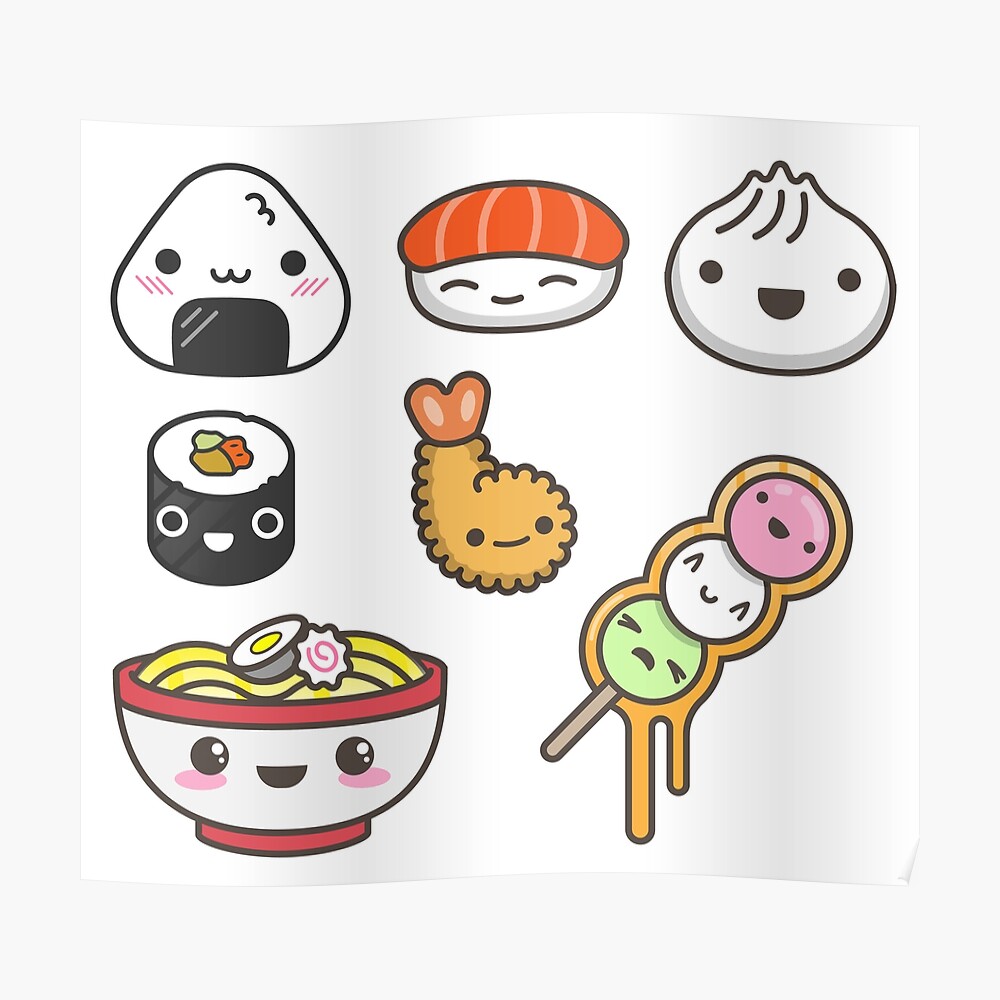 "Kawaii Japan Essen" Poster von ChibiGhibli | Redbubble