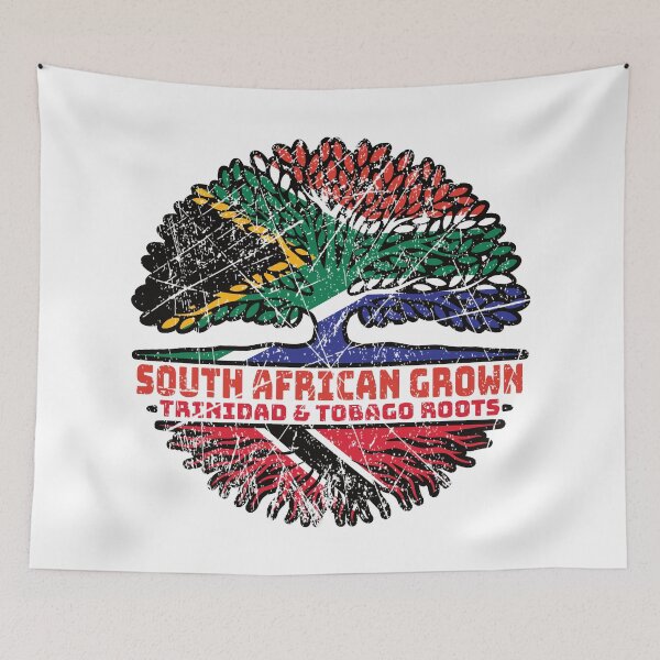 Item preview, Trinidad and Tobago Trinidad and Tobago South African South Africa Tree Roots Flag designed and sold by FlagX.