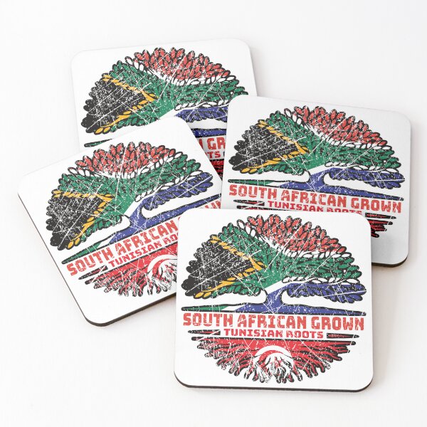 Item preview, Tunisia Tunisian South African South Africa Tree Roots Flag designed and sold by FlagX.