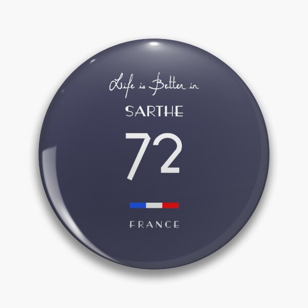 Item preview, Life is better in SARTHE Number 72 Maine Anjou France designed and sold by frenchsalsa.