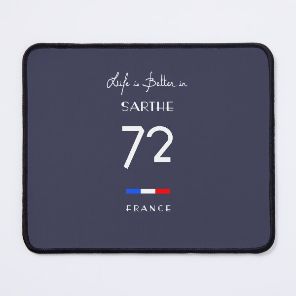 Item preview, Life is better in SARTHE Number 72 Maine Anjou France designed and sold by frenchsalsa.