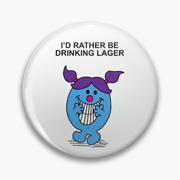 Item preview, Little Miss Id rather be drinking Lager designed and sold by Scat the cat.