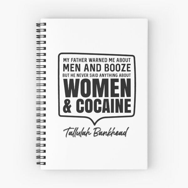 Item preview, Tallulah Bankhead Quote - Women and Cocaine designed and sold by Arkadina.