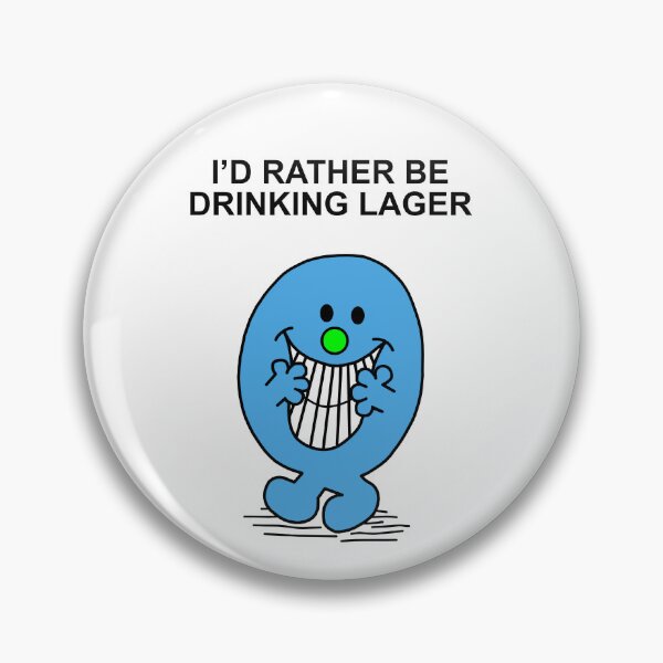 Item preview, Mr Men Id rather be drinking Lager designed and sold by Scat the cat.