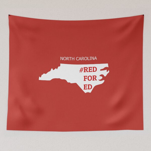 Item preview, North Carolina Red For Ed - Teachers Protest designed and sold by maxarus.