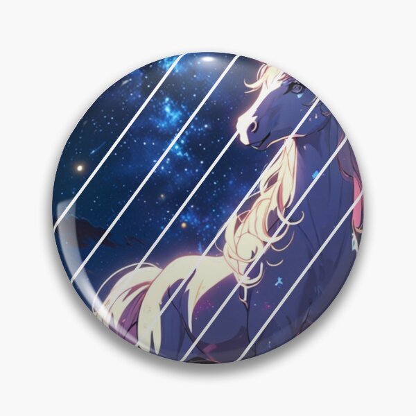 Item preview, "Starlight Unicorn" anime style unicorn illustration designed and sold by KatDesings.