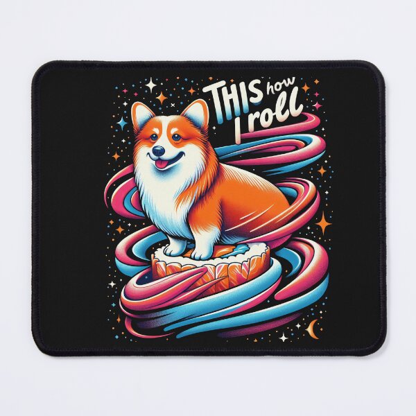 Item preview, Cinnamon Roll Corgi - Whimsical Dog Pun designed and sold by zoughlal.