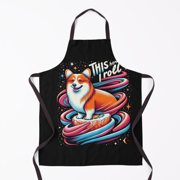 Item preview, Cinnamon Roll Corgi - Whimsical Dog Pun designed and sold by zoughlal.