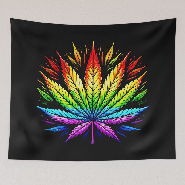 Item preview, Rainbow Cannabis Marijuana LBGTQ Pride designed and sold by IrenShop.