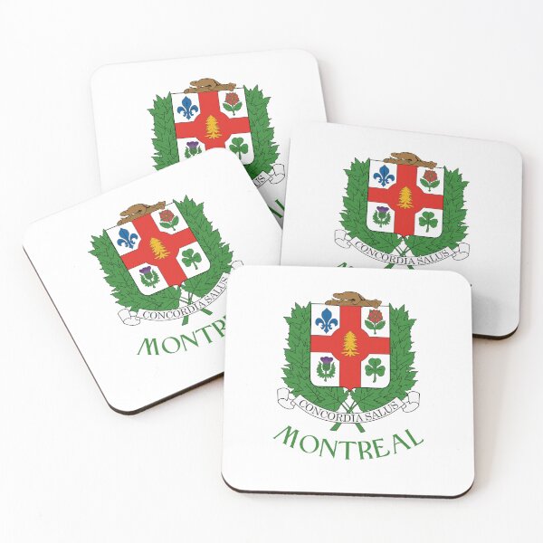 Artikelvorschau, Wappen von Montreal, Kanada entworfen und verkauft von jeshands.