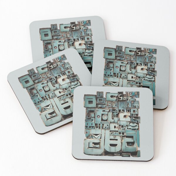 Item preview, English letters digitally in colors and metallic style designed and sold by FOOZ08.