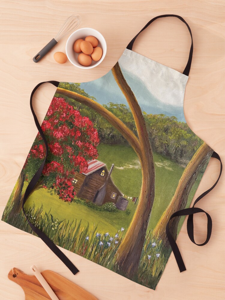 Thumbnail 1 of 6, Apron, The Little Cosy Country Cottage designed and sold by KellyLoganArt.