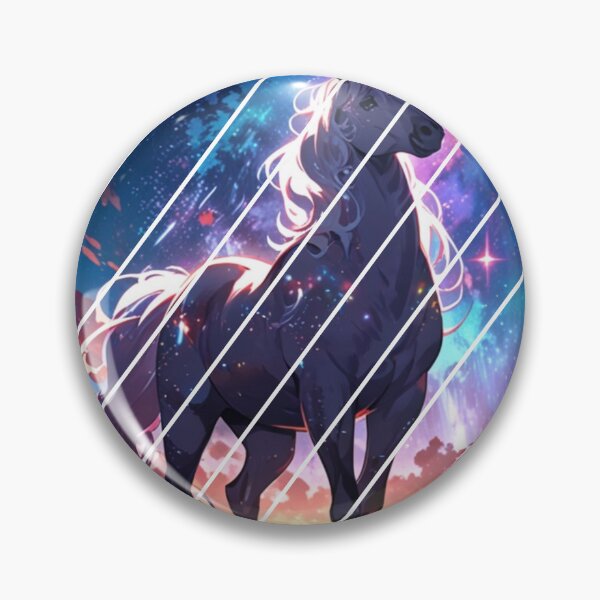 Item preview, "Celestial Unicorn" anime style unicorn illustration designed and sold by KatDesings.