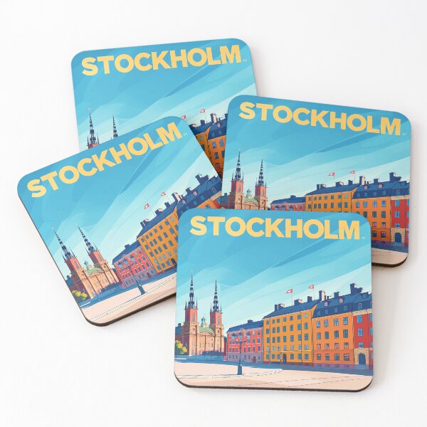 Artikelvorschau, Stockholm Poster Stockholm Druck entworfen und verkauft von nomiraclehere.