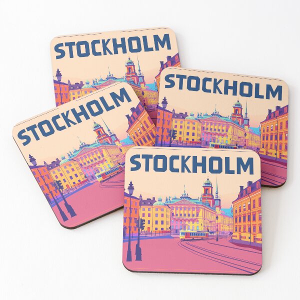 Artikelvorschau, Stockholm Poster Stockholm Druck entworfen und verkauft von nomiraclehere.