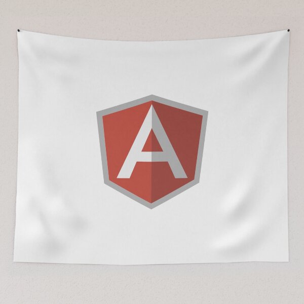Item preview, Angular.js Angular Official Logo Hoodie designed and sold by Rainwater Merch.