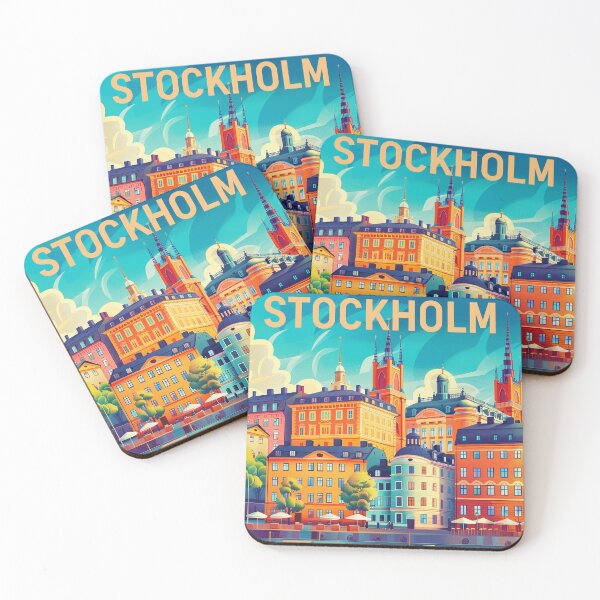 Artikelvorschau, Stockholm Poster Stockholm Druck entworfen und verkauft von nomiraclehere.