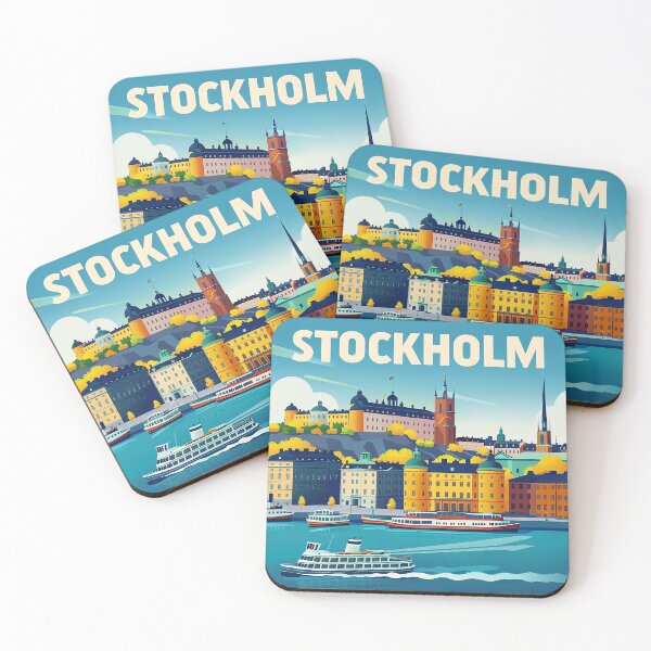 Artikelvorschau, Stockholm Poster Stockholm Druck entworfen und verkauft von nomiraclehere.