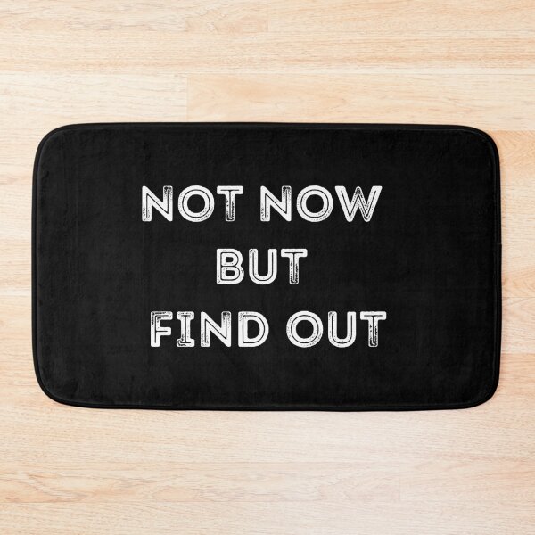 Item preview, Not now but find out designed and sold by JAGA-ALIME.