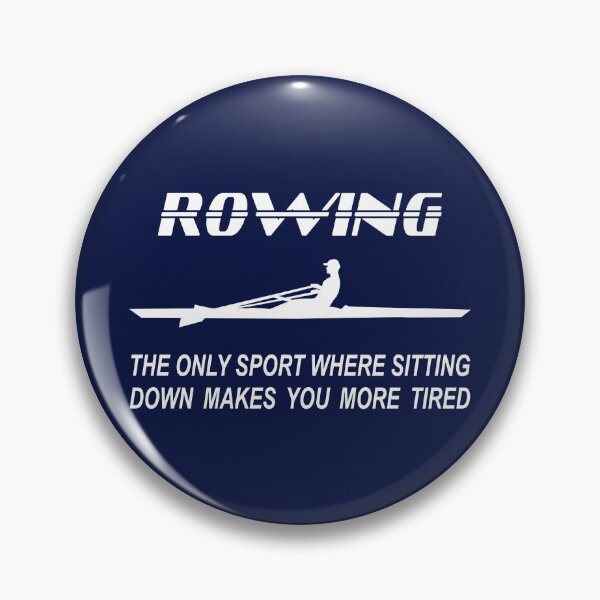 Item preview, Rowing - rowing boat - single scull - man - rowing the only sport where sitting down makes you more tired designed and sold by claudiasartwork.