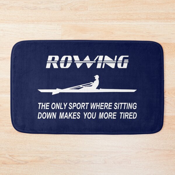 Item preview, Rowing - rowing boat - single scull - man - rowing the only sport where sitting down makes you more tired designed and sold by claudiasartwork.