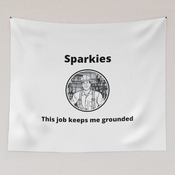 Item preview, Sparkies - This job keeps me grounded designed and sold by PunAtWork.