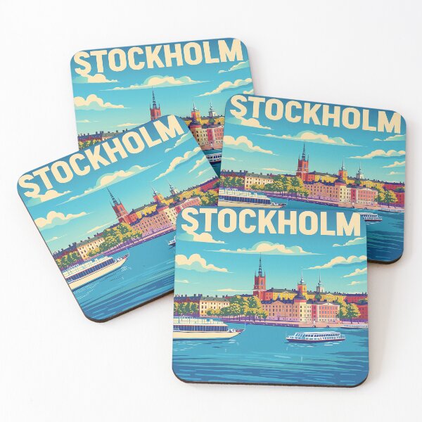 Artikelvorschau, Stockholm Poster Stockholm Druck entworfen und verkauft von nomiraclehere.