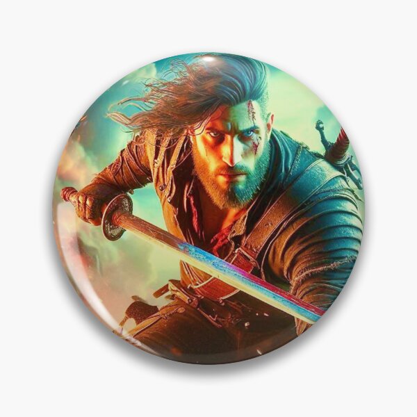 Item preview,  Dragon's Bane: Neon Swordmaster - Ghost Archer Illusions designed and sold by Ghost Archer Illusions.