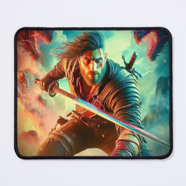 Item preview,  Dragon's Bane: Neon Swordmaster - Ghost Archer Illusions designed and sold by Ghost Archer Illusions.