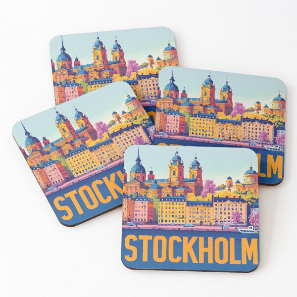Artikelvorschau, Stockholm Poster Stockholm Druck entworfen und verkauft von nomiraclehere.