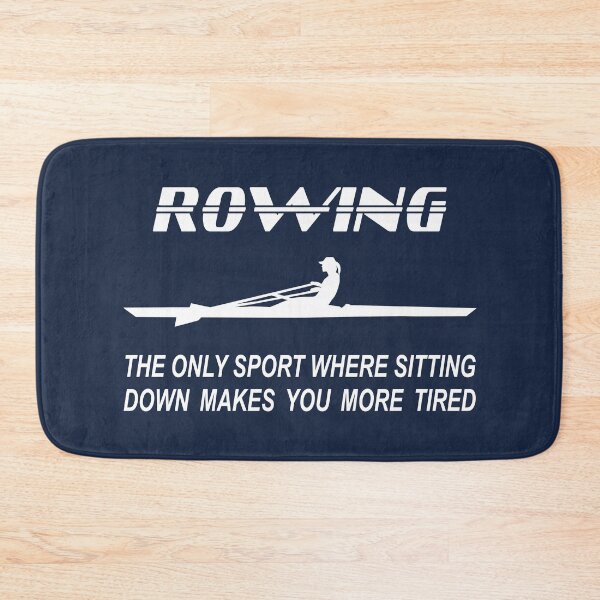 Item preview, Rowing - rowing boat - single scull - woman - rowing the only sport where sitting down makes you more tired designed and sold by claudiasartwork.