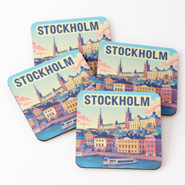 Artikelvorschau, Stockholm Poster Stockholm Druck entworfen und verkauft von nomiraclehere.