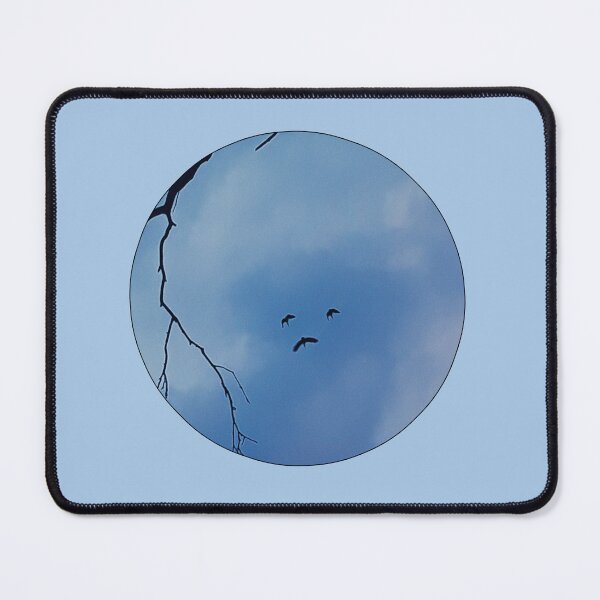 Item preview, Face Pareidolia Birds Feeling Blue Sad Face 3 of 4 designed and sold by Beachy.
