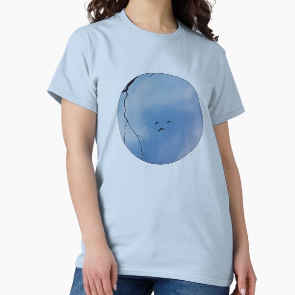 Item preview, Face Pareidolia Birds Feeling Blue Sad Face 3 of 4 designed and sold by Beachy.