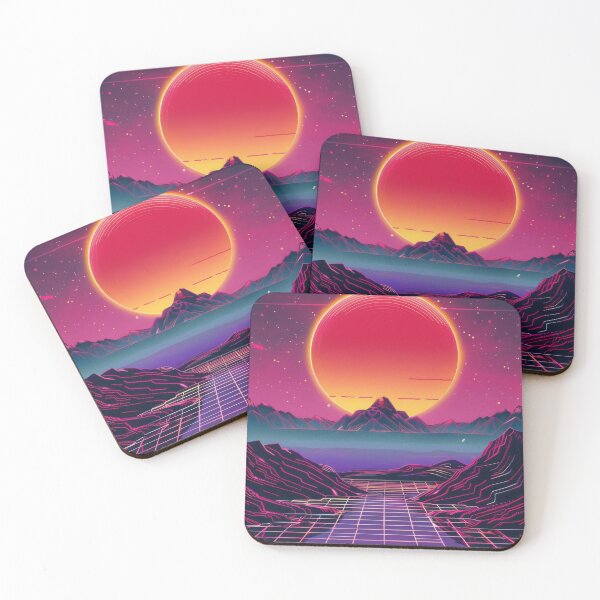 Item preview, Synthwave Sunset designed and sold by FrostyFrisby.