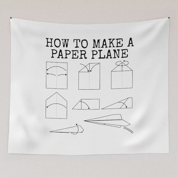 Item preview, How To Make A Paper Plane, Airplane Funny designed and sold by doodlerob.