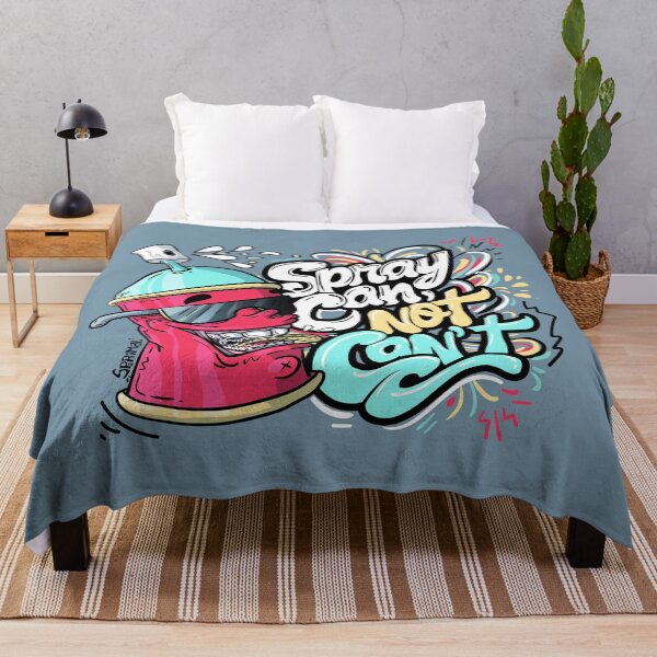 Item preview, Spray Can, Not Can't - Empowering Street Art Illustration designed and sold by SPIRIMAL.
