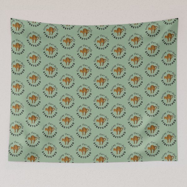 Item preview, Yoga cat Feeling Purr-fectly Stretched designed and sold by alczar.