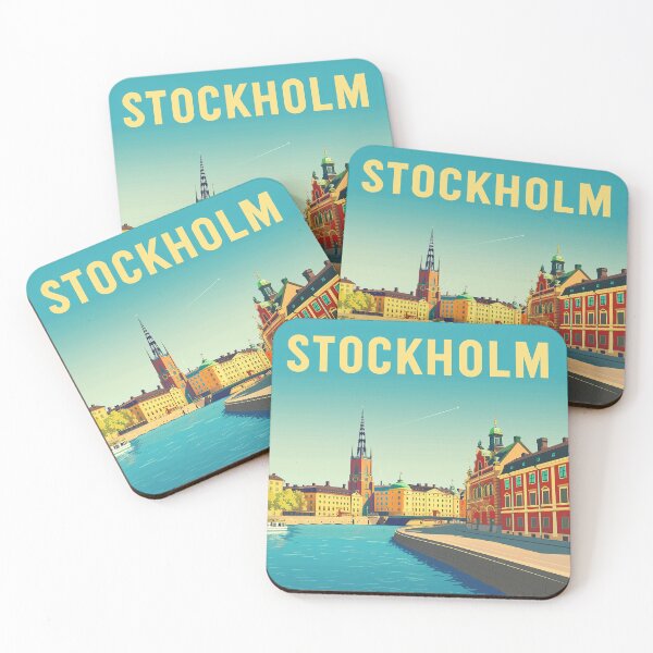 Artikelvorschau, Stockholm Poster Stockholm Druck entworfen und verkauft von nomiraclehere.