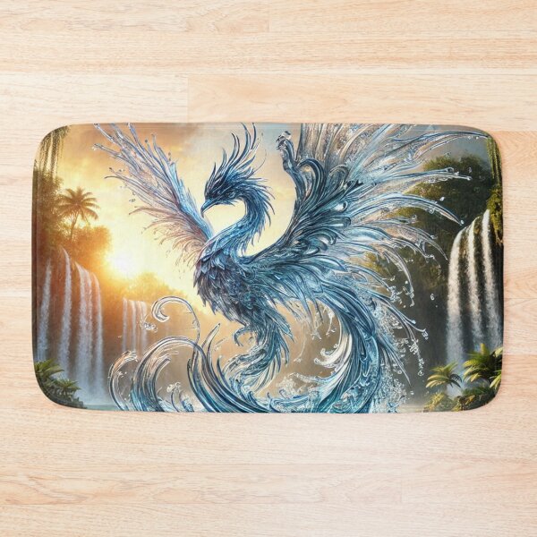 Item preview, Elegant Water Phoenix in Enchanted Forest designed and sold by TeslaSt0re.
