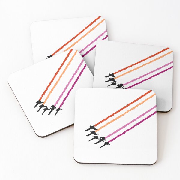 Item preview, No Man's Pride - Sunset Lesbian 5-stripe designed and sold by UFIPAMerch.