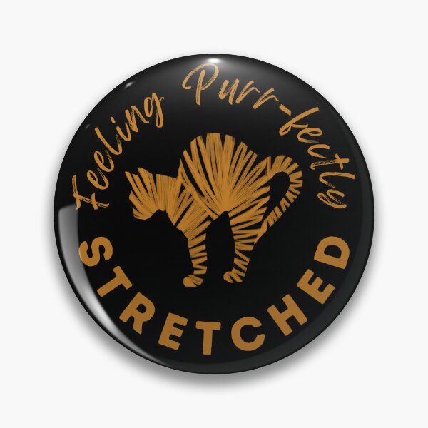 Item preview, Yoga cat Feeling Purr-fectly Stretched designed and sold by alczar.