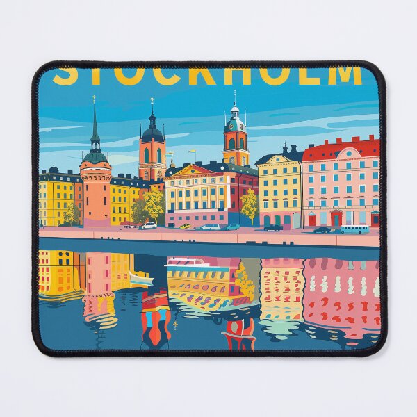 Item preview, Stockholm Poster Stockholm Print designed and sold by nomiraclehere.