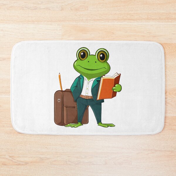 Item preview, A Smart Looking Frog Studying designed and sold by DWorriBHappi.