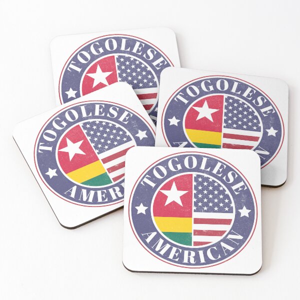 Item preview, Proud Togolese-American Badge - Togo Flag designed and sold by chrisrivait.